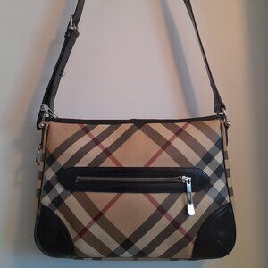 Leather PVC Burberry bag & it's scarf/shawl include